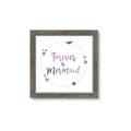 Picture of Forever a Mermaid II _GroupedProduct_Square_Mini_ _GroupedProduct_Square_Framed_Matted_