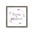 Picture of Forever a Mermaid II _GroupedProduct_Square_Mini_ _GroupedProduct_Square_Framed_Matted_