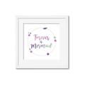 Picture of Forever a Mermaid II _GroupedProduct_Square_Mini_ _GroupedProduct_Square_Framed_Matted_