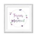 Picture of Forever a Mermaid II _GroupedProduct_Square_Mini_ _GroupedProduct_Square_Framed_Matted_