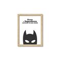 Picture of Superhero Listens II _GroupedProduct_Rectangle_Portrait_Mini_ _GroupedProduct_Rectangle_Portrait_Framed_Matted_