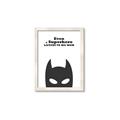 Picture of Superhero Listens II _GroupedProduct_Rectangle_Portrait_Mini_ _GroupedProduct_Rectangle_Portrait_Framed_Matted_