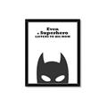 Picture of Superhero Listens II _GroupedProduct_Rectangle_Portrait_Mini_ _GroupedProduct_Rectangle_Portrait_Framed_Matted_