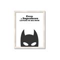 Picture of Superhero Listens II _GroupedProduct_Rectangle_Portrait_Mini_ _GroupedProduct_Rectangle_Portrait_Framed_Matted_