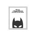 Picture of Superhero Listens II _GroupedProduct_Rectangle_Portrait_Mini_ _GroupedProduct_Rectangle_Portrait_Framed_Matted_