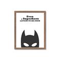 Picture of Superhero Listens II _GroupedProduct_Rectangle_Portrait_Mini_ _GroupedProduct_Rectangle_Portrait_Framed_Matted_