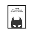 Picture of Superhero Listens II _GroupedProduct_Rectangle_Portrait_Mini_ _GroupedProduct_Rectangle_Portrait_Framed_Matted_