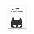 Picture of Superhero Listens II _GroupedProduct_Rectangle_Portrait_Mini_ _GroupedProduct_Rectangle_Portrait_Framed_Matted_