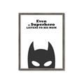 Picture of Superhero Listens II _GroupedProduct_Rectangle_Portrait_Mini_ _GroupedProduct_Rectangle_Portrait_Framed_Matted_