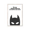Picture of Superhero Listens II _GroupedProduct_Rectangle_Portrait_Mini_ _GroupedProduct_Rectangle_Portrait_Framed_Matted_