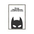Picture of Superhero Listens II _GroupedProduct_Rectangle_Portrait_Mini_ _GroupedProduct_Rectangle_Portrait_Framed_Matted_