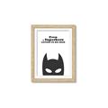 Picture of Superhero Listens II _GroupedProduct_Rectangle_Portrait_Mini_ _GroupedProduct_Rectangle_Portrait_Framed_Matted_
