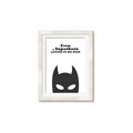 Picture of Superhero Listens II _GroupedProduct_Rectangle_Portrait_Mini_ _GroupedProduct_Rectangle_Portrait_Framed_Matted_