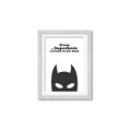 Picture of Superhero Listens II _GroupedProduct_Rectangle_Portrait_Mini_ _GroupedProduct_Rectangle_Portrait_Framed_Matted_
