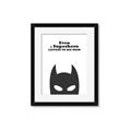 Picture of Superhero Listens II _GroupedProduct_Rectangle_Portrait_Mini_ _GroupedProduct_Rectangle_Portrait_Framed_Matted_
