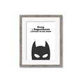 Picture of Superhero Listens II _GroupedProduct_Rectangle_Portrait_Mini_ _GroupedProduct_Rectangle_Portrait_Framed_Matted_