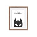 Picture of Superhero Listens II _GroupedProduct_Rectangle_Portrait_Mini_ _GroupedProduct_Rectangle_Portrait_Framed_Matted_