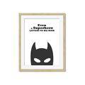 Picture of Superhero Listens II _GroupedProduct_Rectangle_Portrait_Mini_ _GroupedProduct_Rectangle_Portrait_Framed_Matted_
