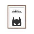 Picture of Superhero Listens II _GroupedProduct_Rectangle_Portrait_Mini_ _GroupedProduct_Rectangle_Portrait_Framed_Matted_