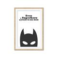 Picture of Superhero Listens II _GroupedProduct_Rectangle_Portrait_Mini_ _GroupedProduct_Rectangle_Portrait_Framed_Matted_