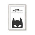 Picture of Superhero Listens II _GroupedProduct_Rectangle_Portrait_Mini_ _GroupedProduct_Rectangle_Portrait_Framed_Matted_