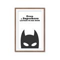 Picture of Superhero Listens II _GroupedProduct_Rectangle_Portrait_Mini_ _GroupedProduct_Rectangle_Portrait_Framed_Matted_
