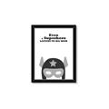 Picture of Superhero Listen I _GroupedProduct_Rectangle_Portrait_Mini_ _GroupedProduct_Rectangle_Portrait_Framed_Matted_