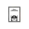 Picture of Superhero Listen I _GroupedProduct_Rectangle_Portrait_Mini_ _GroupedProduct_Rectangle_Portrait_Framed_Matted_