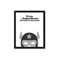 Picture of Superhero Listen I _GroupedProduct_Rectangle_Portrait_Mini_ _GroupedProduct_Rectangle_Portrait_Framed_Matted_