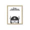 Picture of Superhero Listen I _GroupedProduct_Rectangle_Portrait_Mini_ _GroupedProduct_Rectangle_Portrait_Framed_Matted_