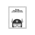 Picture of Superhero Listen I _GroupedProduct_Rectangle_Portrait_Mini_ _GroupedProduct_Rectangle_Portrait_Framed_Matted_