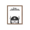Picture of Superhero Listen I _GroupedProduct_Rectangle_Portrait_Mini_ _GroupedProduct_Rectangle_Portrait_Framed_Matted_