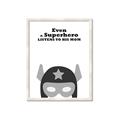 Picture of Superhero Listen I _GroupedProduct_Rectangle_Portrait_Mini_ _GroupedProduct_Rectangle_Portrait_Framed_Matted_