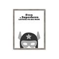 Picture of Superhero Listen I _GroupedProduct_Rectangle_Portrait_Mini_ _GroupedProduct_Rectangle_Portrait_Framed_Matted_