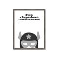 Picture of Superhero Listen I _GroupedProduct_Rectangle_Portrait_Mini_ _GroupedProduct_Rectangle_Portrait_Framed_Matted_