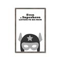 Picture of Superhero Listen I _GroupedProduct_Rectangle_Portrait_Mini_ _GroupedProduct_Rectangle_Portrait_Framed_Matted_