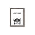 Picture of Superhero Listen I _GroupedProduct_Rectangle_Portrait_Mini_ _GroupedProduct_Rectangle_Portrait_Framed_Matted_