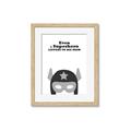 Picture of Superhero Listen I _GroupedProduct_Rectangle_Portrait_Mini_ _GroupedProduct_Rectangle_Portrait_Framed_Matted_