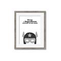 Picture of Superhero Listen I _GroupedProduct_Rectangle_Portrait_Mini_ _GroupedProduct_Rectangle_Portrait_Framed_Matted_