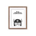 Picture of Superhero Listen I _GroupedProduct_Rectangle_Portrait_Mini_ _GroupedProduct_Rectangle_Portrait_Framed_Matted_