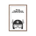 Picture of Superhero Listen I _GroupedProduct_Rectangle_Portrait_Mini_ _GroupedProduct_Rectangle_Portrait_Framed_Matted_