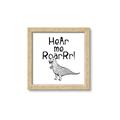 Picture of Hear me Roar Gray _GroupedProduct_Square_Mini_ _GroupedProduct_Square_Framed_Matted_