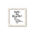 Picture of Hear me Roar Gray _GroupedProduct_Square_Mini_ _GroupedProduct_Square_Framed_Matted_