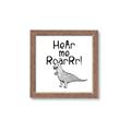 Picture of Hear me Roar Gray _GroupedProduct_Square_Mini_ _GroupedProduct_Square_Framed_Matted_