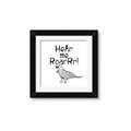 Picture of Hear me Roar Gray _GroupedProduct_Square_Mini_ _GroupedProduct_Square_Framed_Matted_
