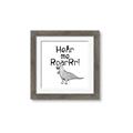 Picture of Hear me Roar Gray _GroupedProduct_Square_Mini_ _GroupedProduct_Square_Framed_Matted_