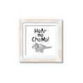 Picture of Hear me Chomp Gray _GroupedProduct_Square_Mini_ _GroupedProduct_Square_Framed_Matted_