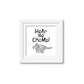 Picture of Hear me Chomp Gray _GroupedProduct_Square_Mini_ _GroupedProduct_Square_Framed_Matted_