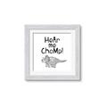 Picture of Hear me Chomp Gray _GroupedProduct_Square_Mini_ _GroupedProduct_Square_Framed_Matted_