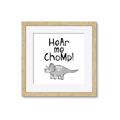 Picture of Hear me Chomp Gray _GroupedProduct_Square_Mini_ _GroupedProduct_Square_Framed_Matted_